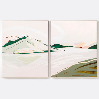 The Majestic (Lake Wakatipu) Diptych (sold as a pair) - Limited Edition Print