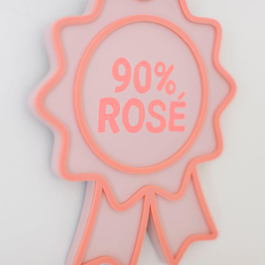 '90% Rosé' Award - Original 3D Artwork by Jen Sievers