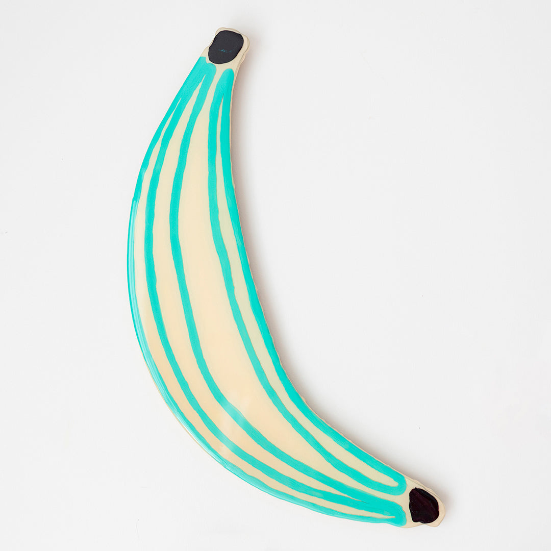 Bananarama Bright Teal - Original 3D Resin Artwork by Jen Sievers