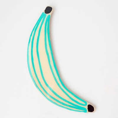 Bananarama Bright Teal - Original 3D Resin Artwork by Jen Sievers