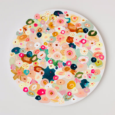 Confetti Energy - Original Artwork on Canvas by Jen Sievers