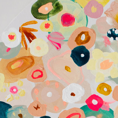 Confetti Energy - Original Artwork on Canvas by Jen Sievers