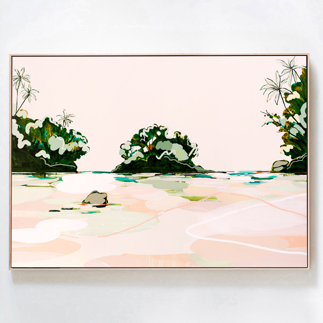 絵画 Cool Waters Cool Waters (Vavau Beach, Samoa)- Limited Edition Print