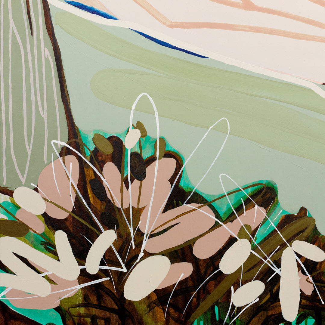 Ever So Close (Blue Mountains) - Original Artwork on Canvas by Jen Sievers