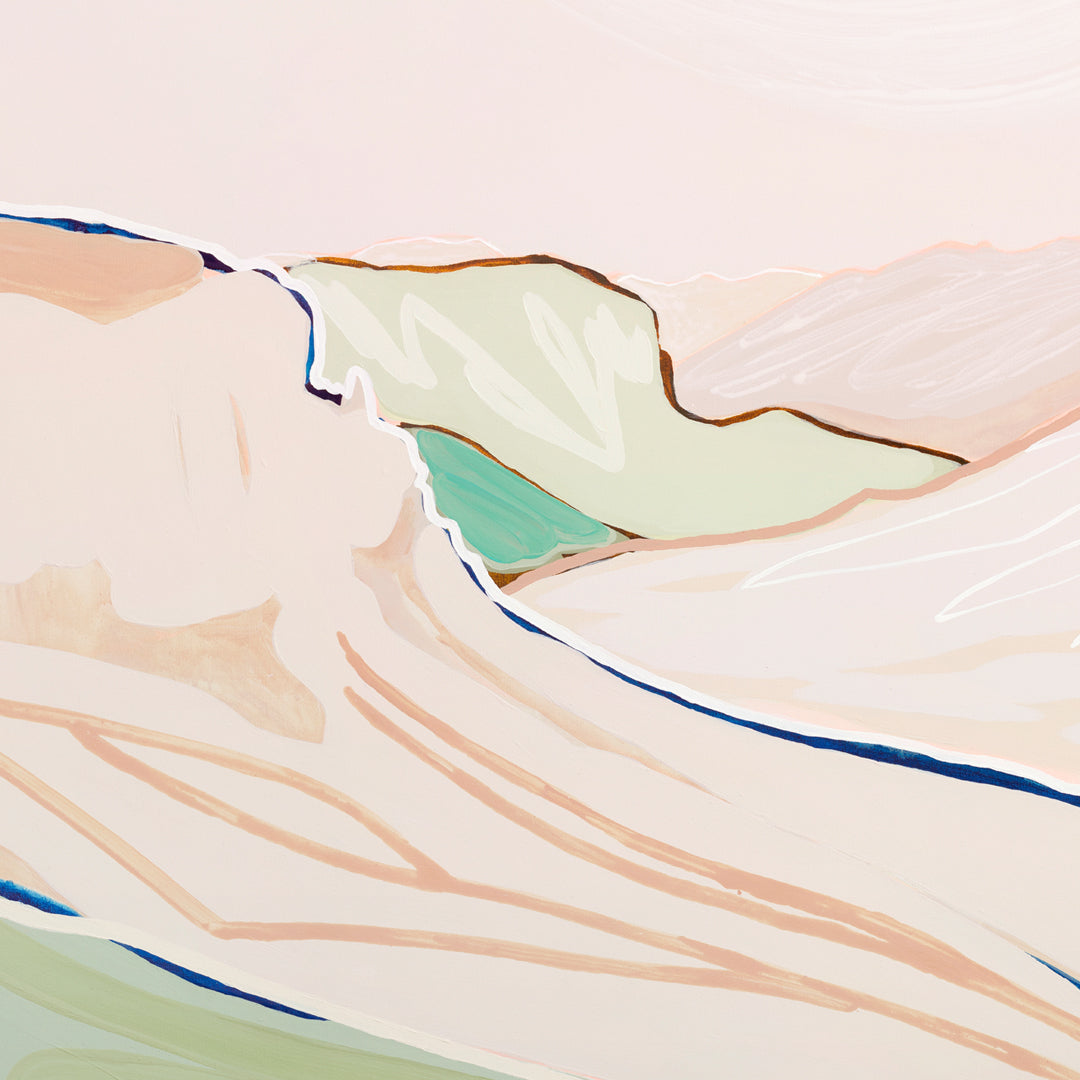 Ever So Close (Blue Mountains) - Original Artwork on Canvas by Jen Sievers