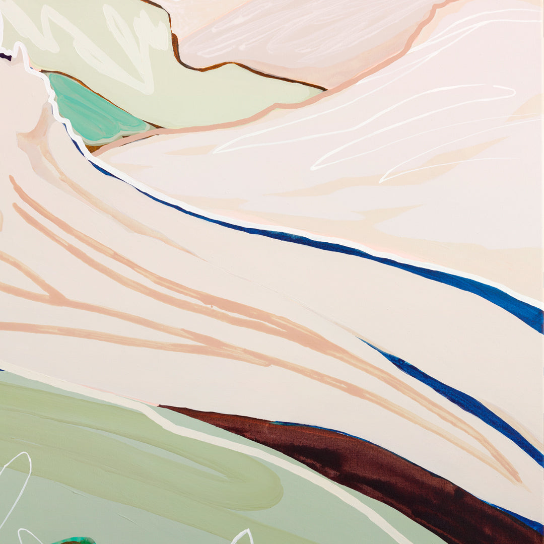 Ever So Close (Blue Mountains) - Original Artwork on Canvas by Jen Sievers