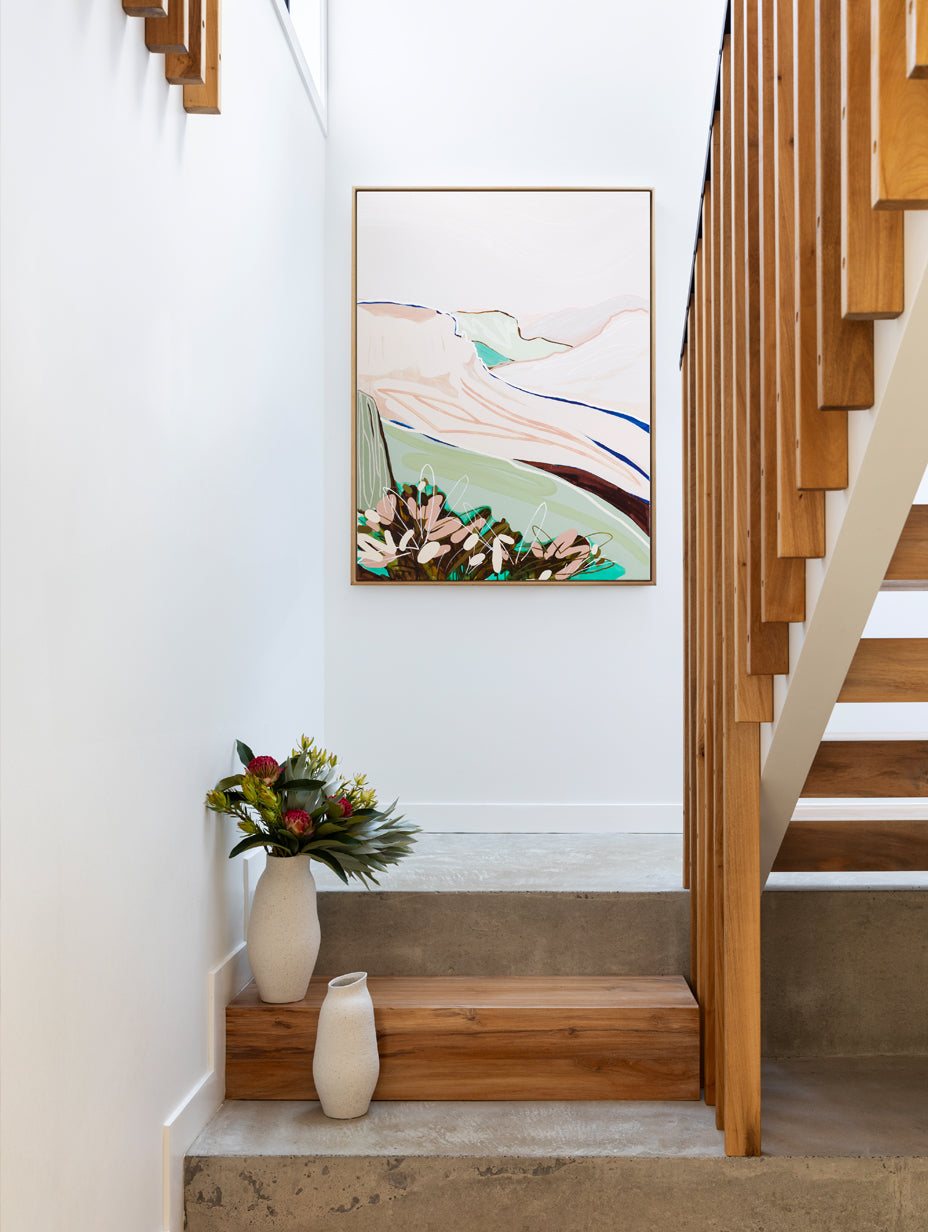 Ever So Close (Blue Mountains) - Original Artwork on Canvas by Jen Sievers