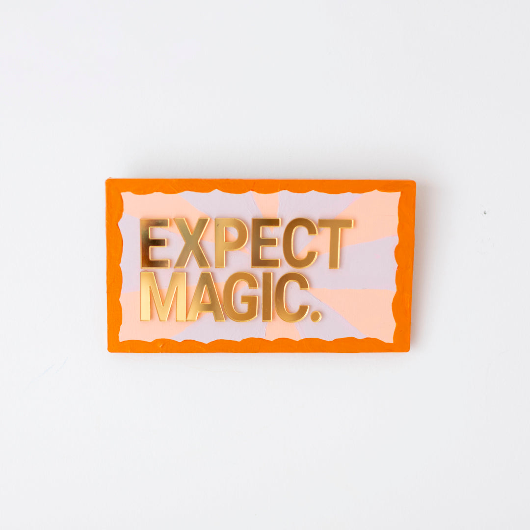 Expect Magic Gold - Original 3D Artwork by Jen Sievers