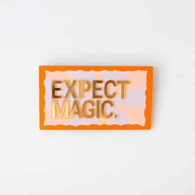 Expect Magic Gold - Original 3D Artwork by Jen Sievers