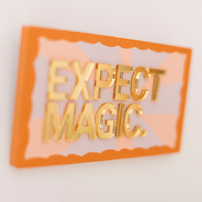 Expect Magic Gold - Original 3D Artwork by Jen Sievers