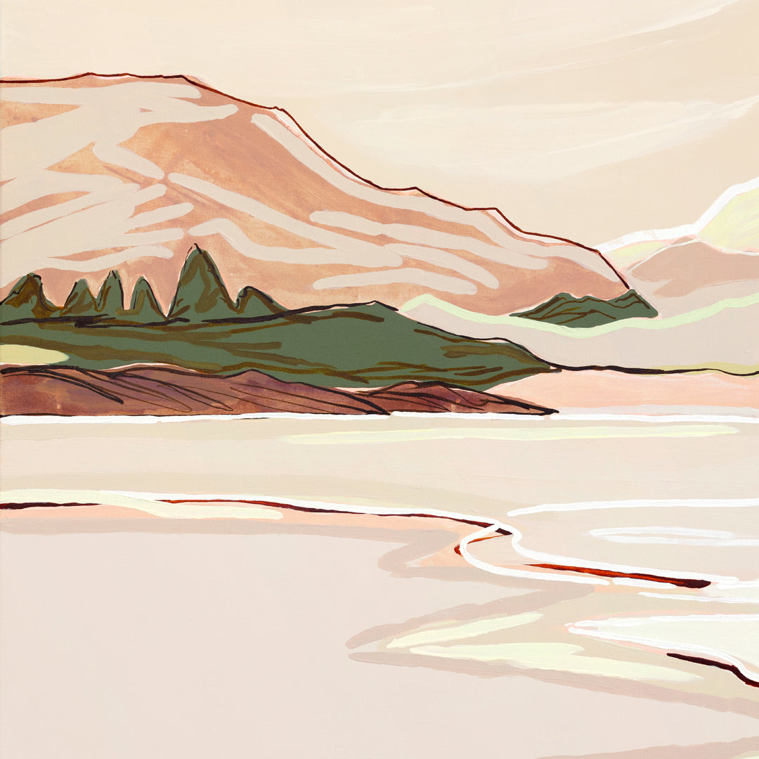 Glimmers (Byron Bay) - Original Artwork on Canvas by Jen Sievers