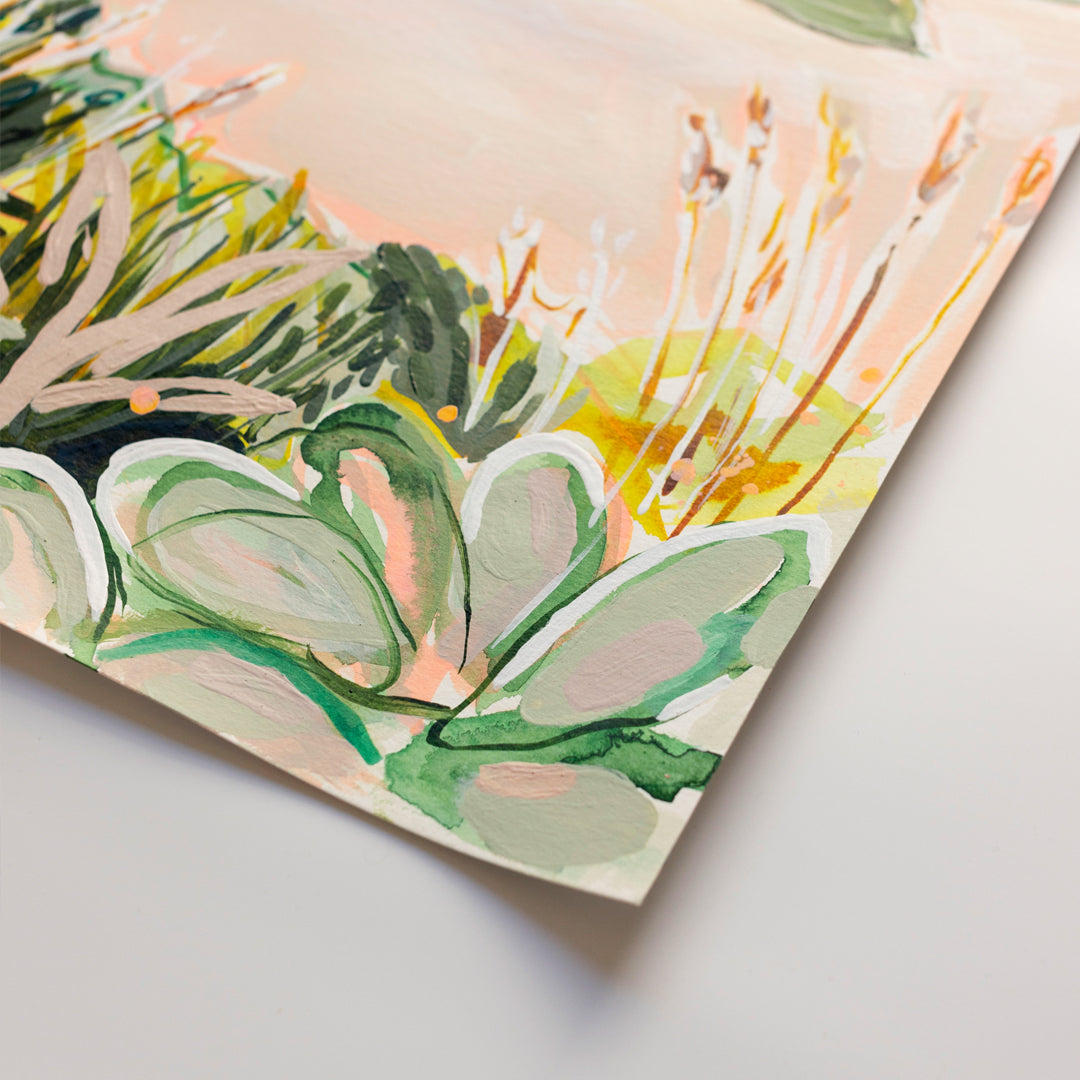 Hahei View - Original Artwork on Paper by Jen Sievers