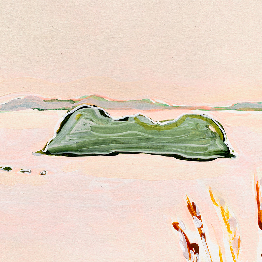 Hahei View - Original Artwork on Paper by Jen Sievers