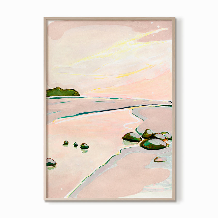 Hot Water Dawn Art Print A4