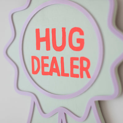 'Hug Dealer' Award - Original 3D Artwork by Jen Sievers