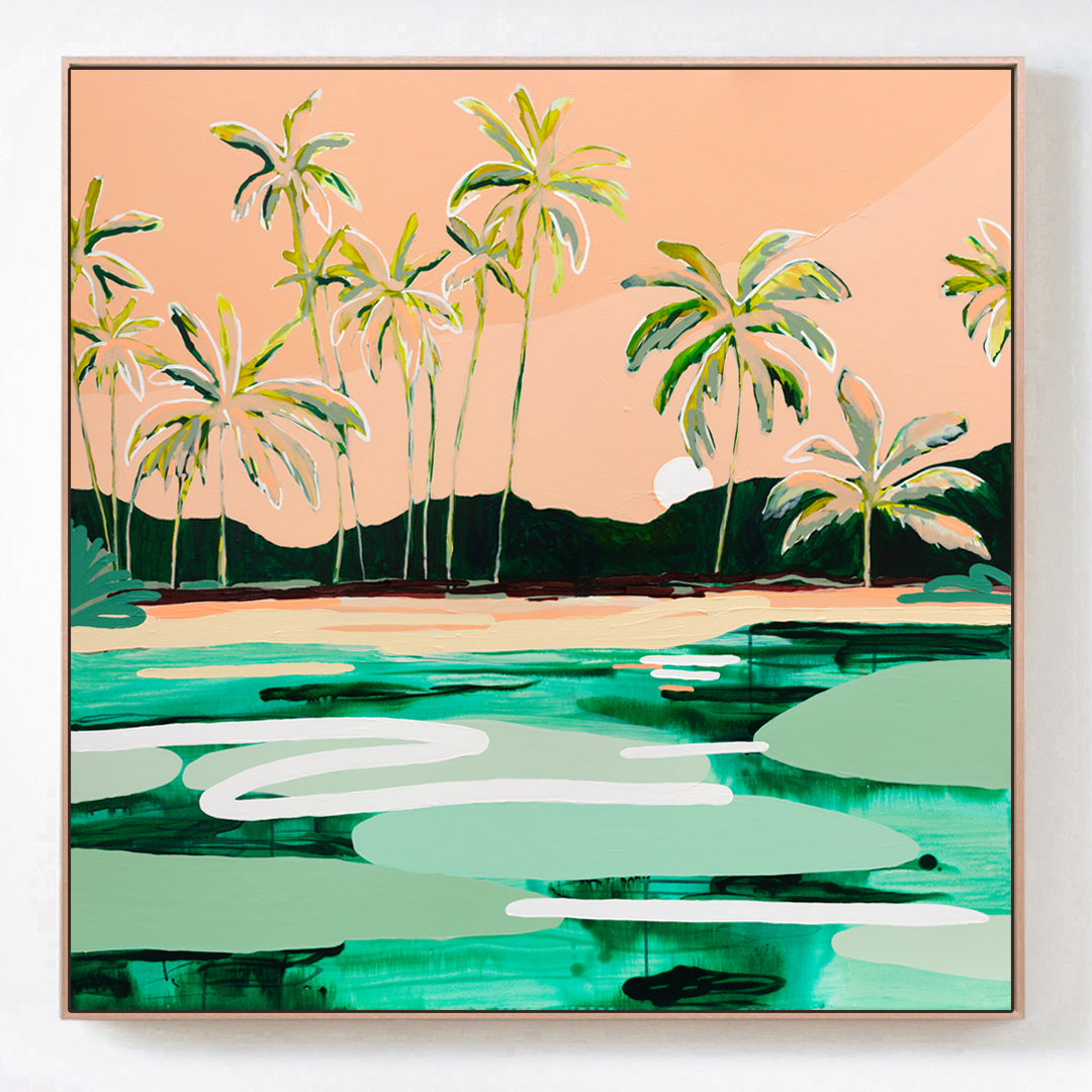 In This Glow - Original Artwork on Canvas by Jen Sievers