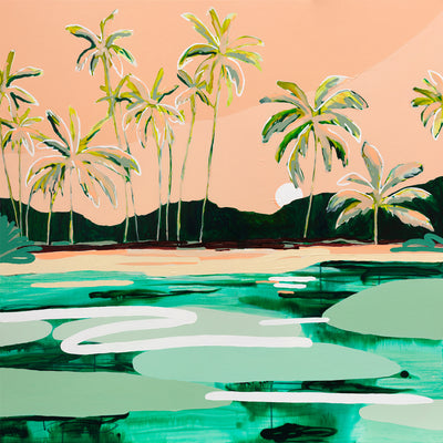 In This Glow - Original Artwork on Canvas by Jen Sievers