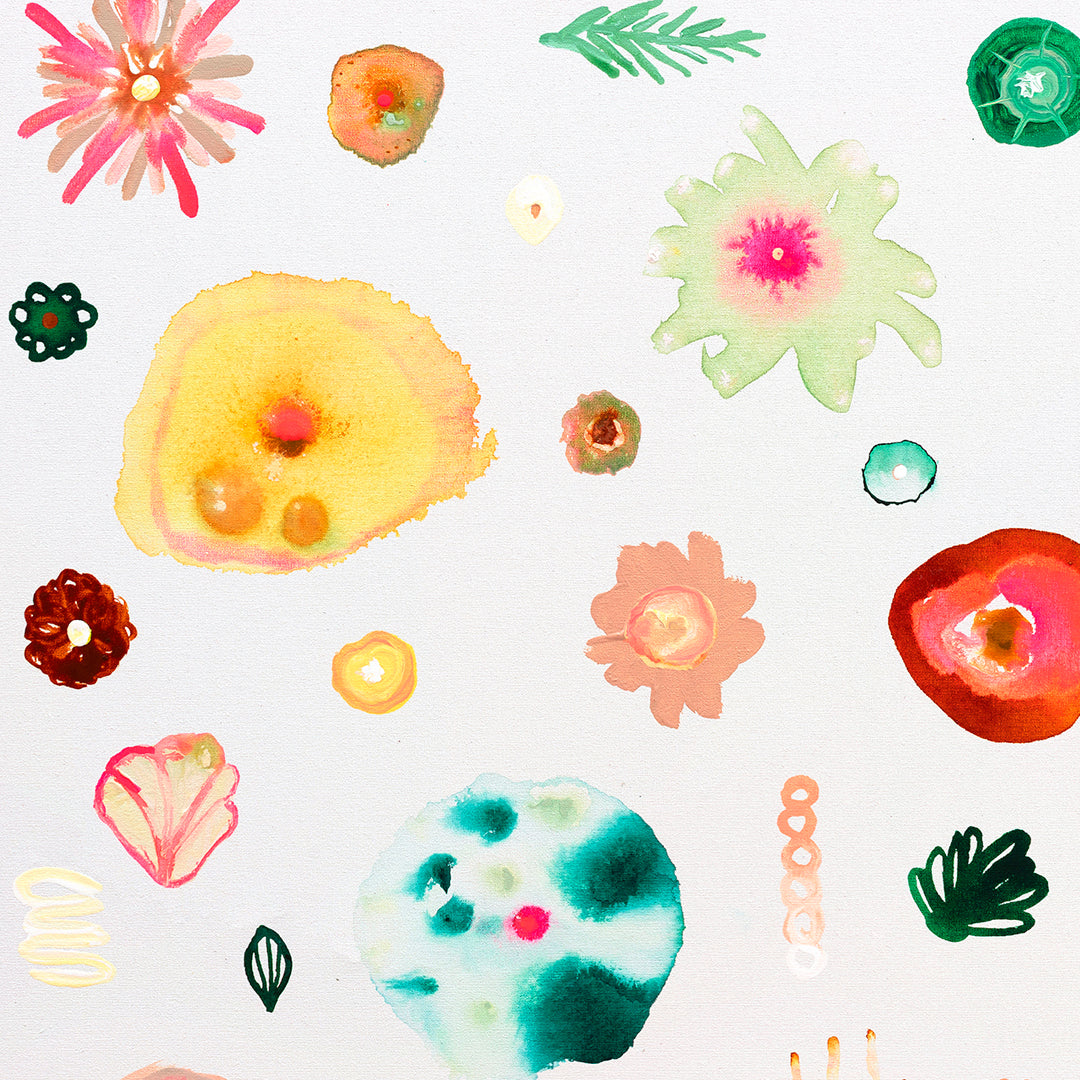 Joy Dealer - Original Artwork on Canvas by Jen Sievers