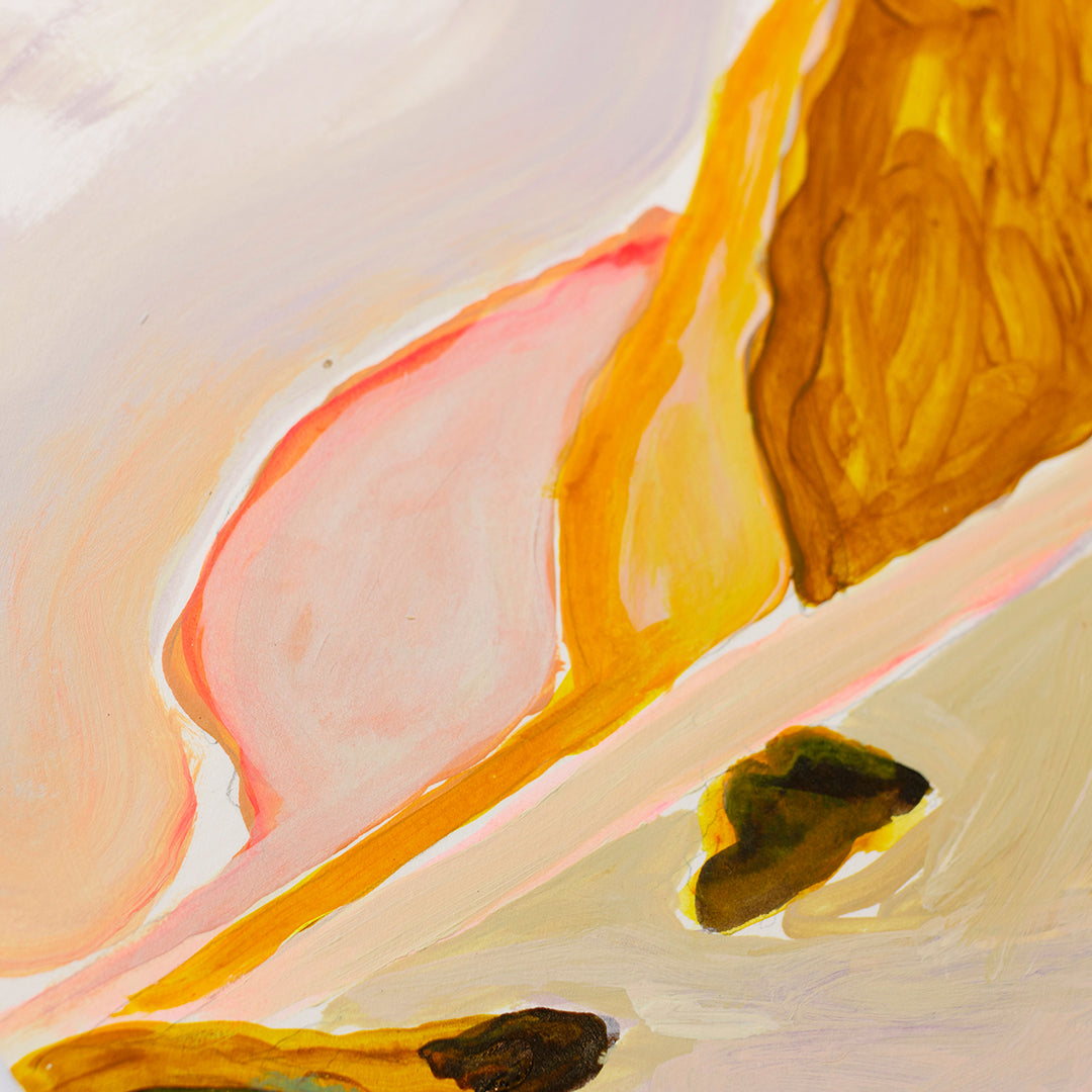 Landscape Study 2 (Bethells Beach) - Original Artwork on Card by Jen Sievers