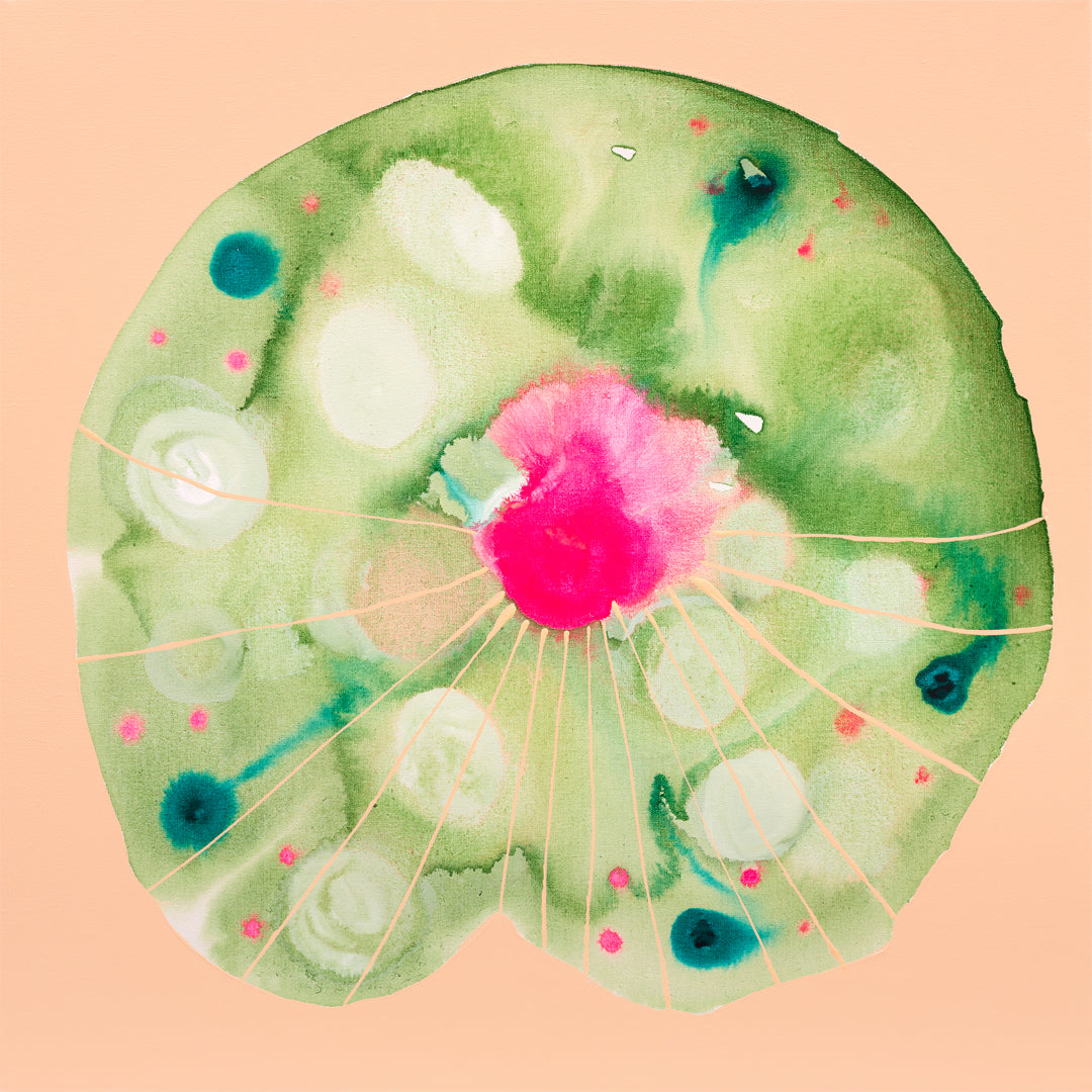 Lime Light - Original Artwork on Canvas by Jen Sievers