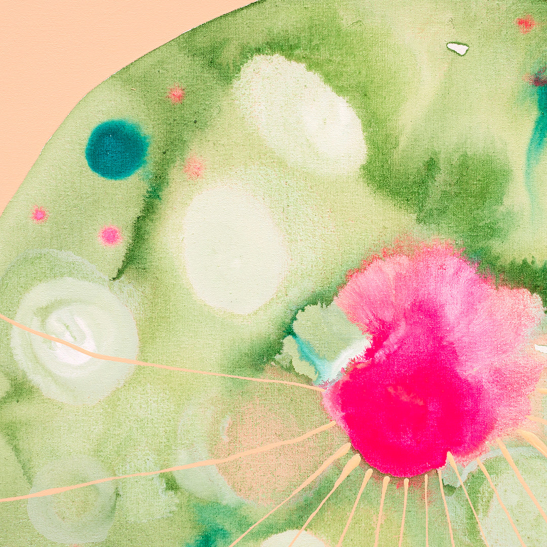 Lime Light - Original Artwork on Canvas by Jen Sievers