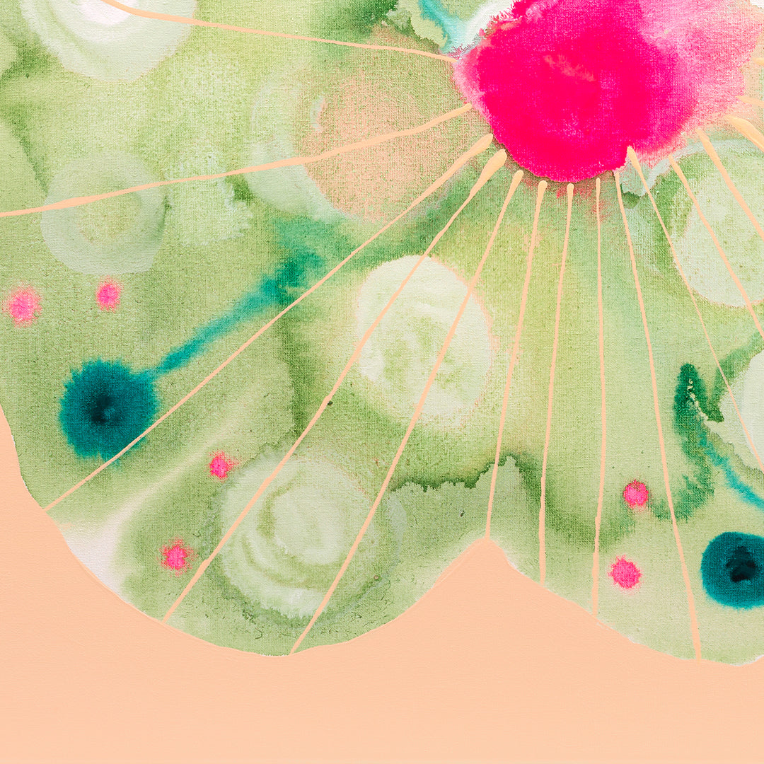 Lime Light - Original Artwork on Canvas by Jen Sievers