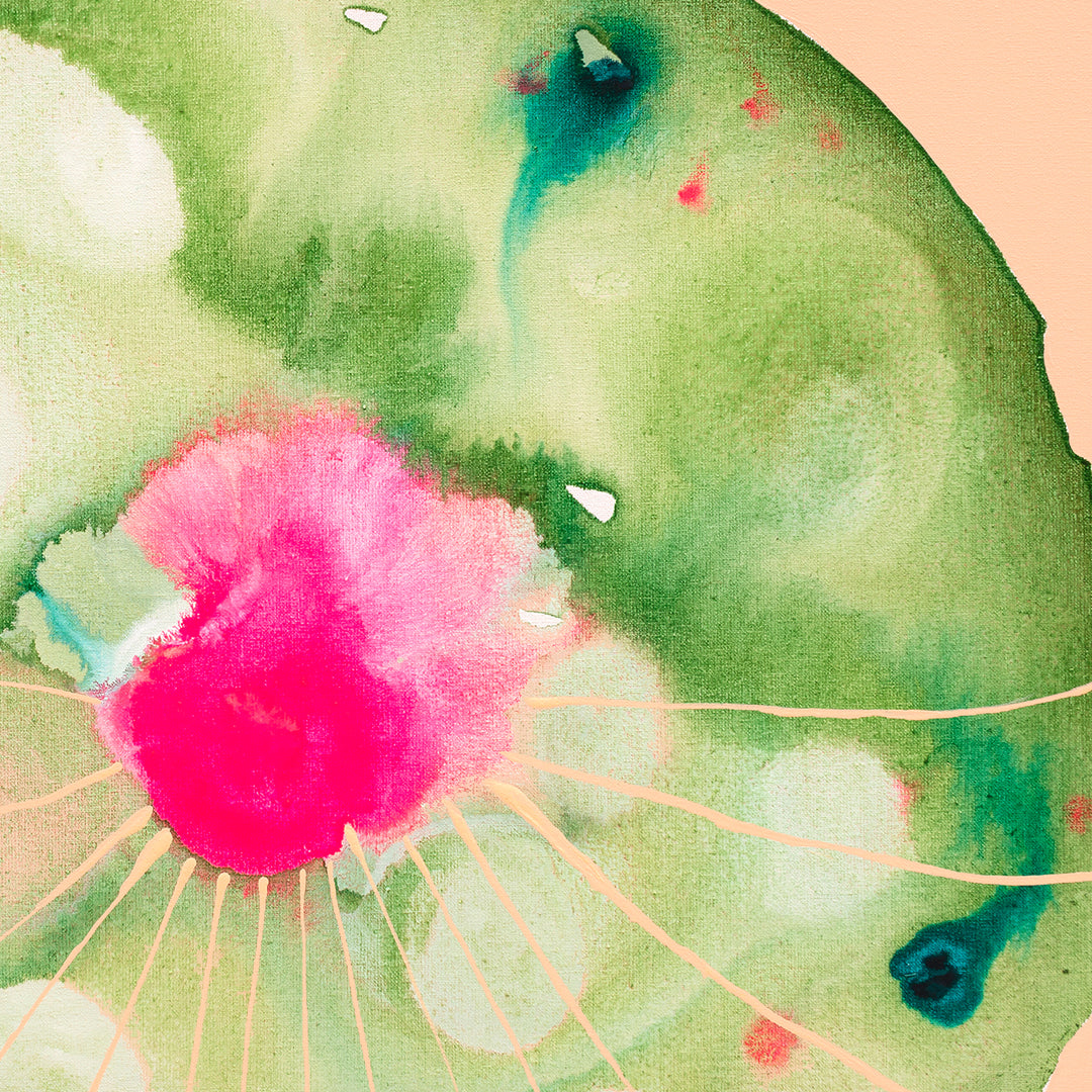 Lime Light - Original Artwork on Canvas by Jen Sievers