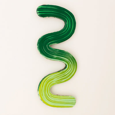 Lime Vibe - Original 3D Resin Artwork by Jen Sievers