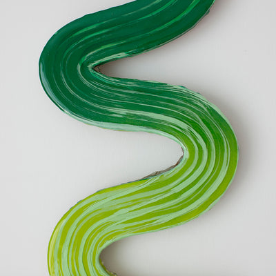 Lime Vibe - Original 3D Resin Artwork by Jen Sievers