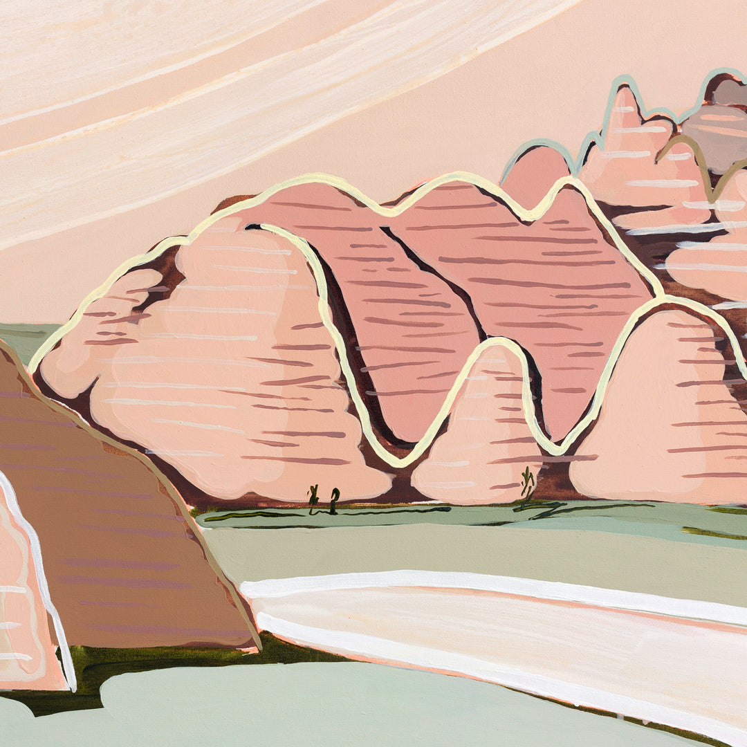 Lost and Found (Bungle Bungle) - Original Artwork on Canvas by Jen Sievers