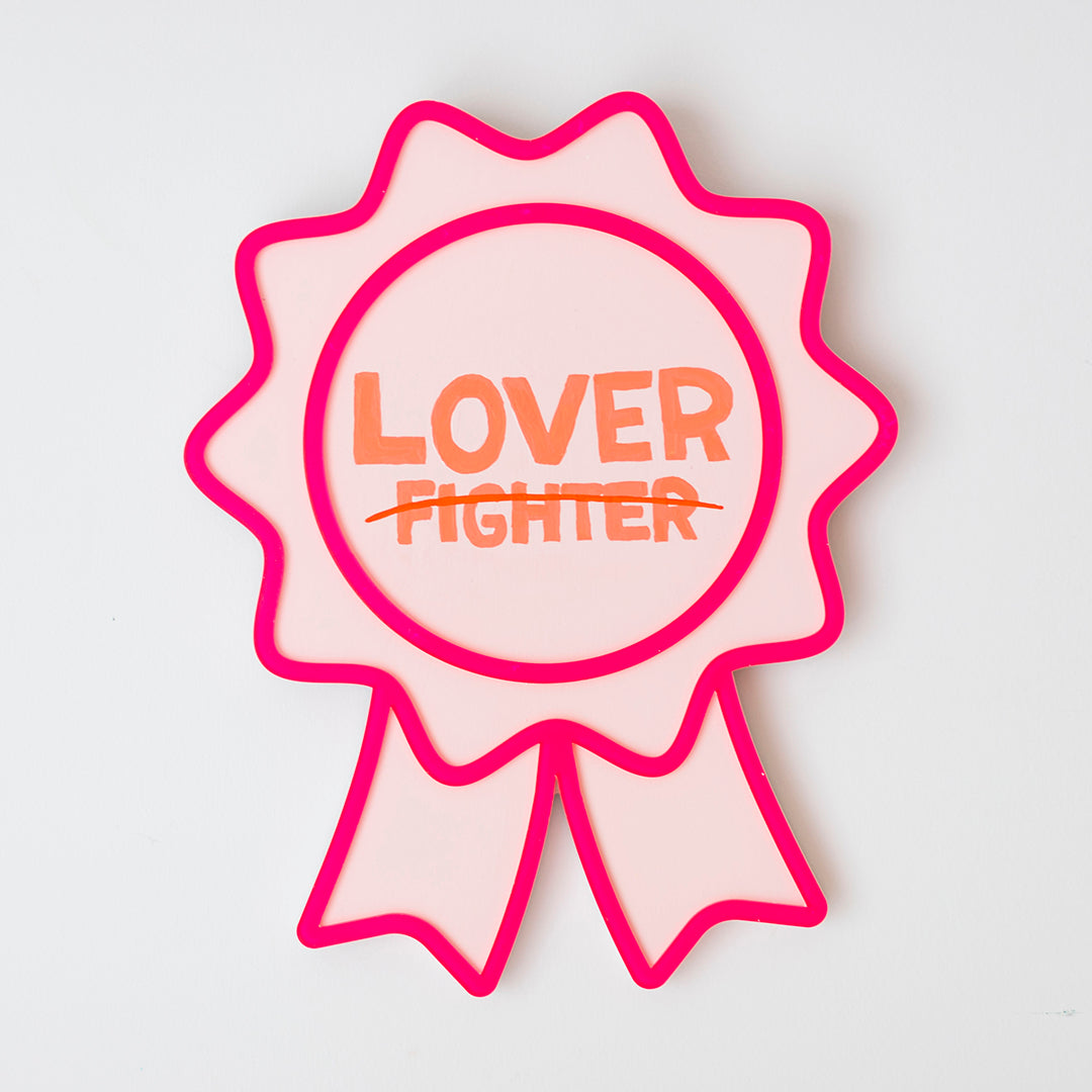 'Lover Not a Fighter' Award - Original 3D Artwork by Jen Sievers