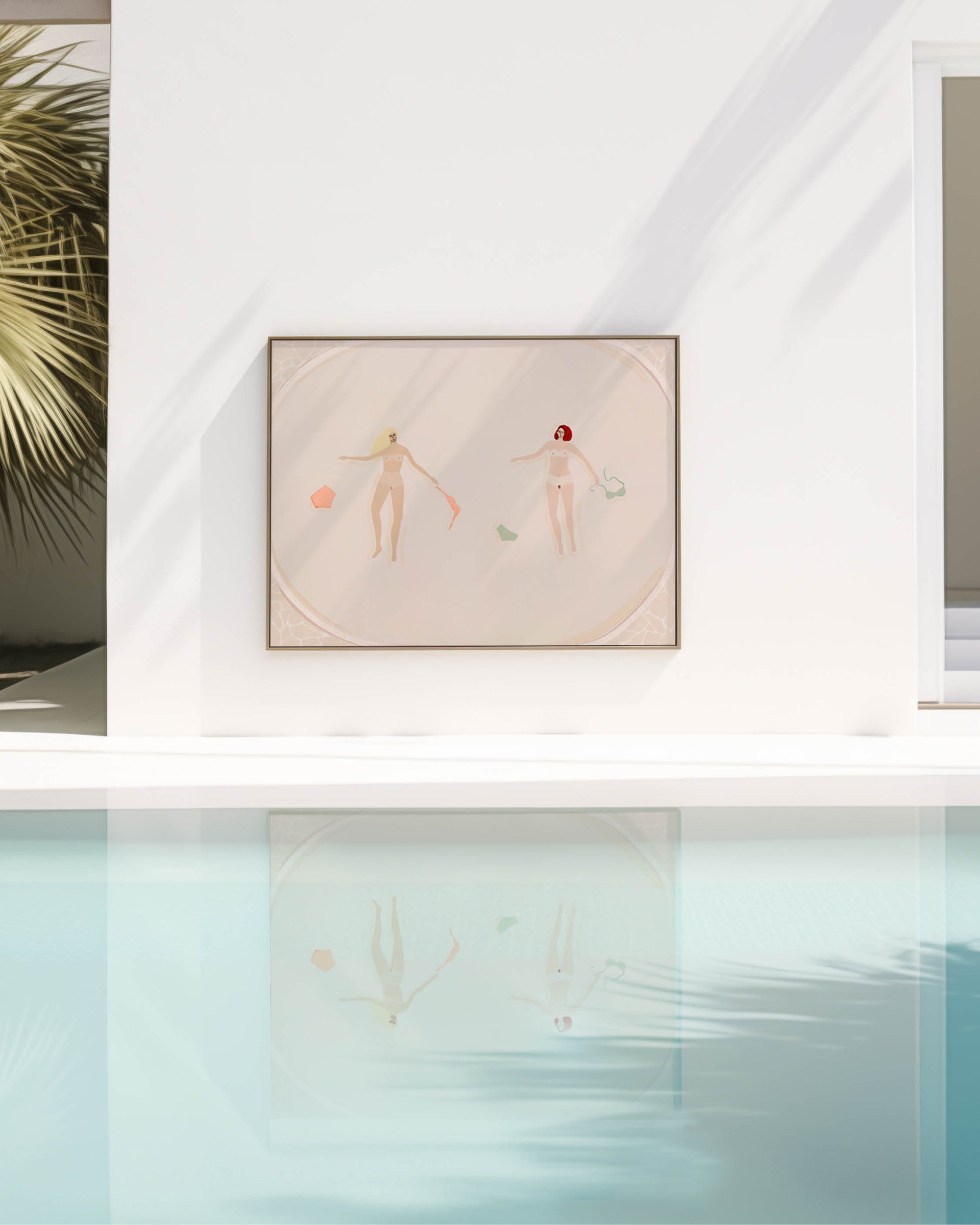 Nudie Dips - Original Artwork on Canvas by Jen Sievers