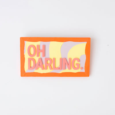 Oh Darling Peach - Original 3D Artwork by Jen Sievers