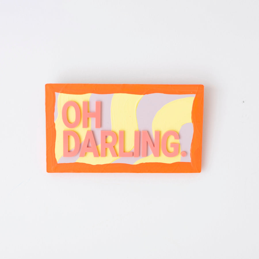 Oh Darling Peach - Original 3D Artwork by Jen Sievers
