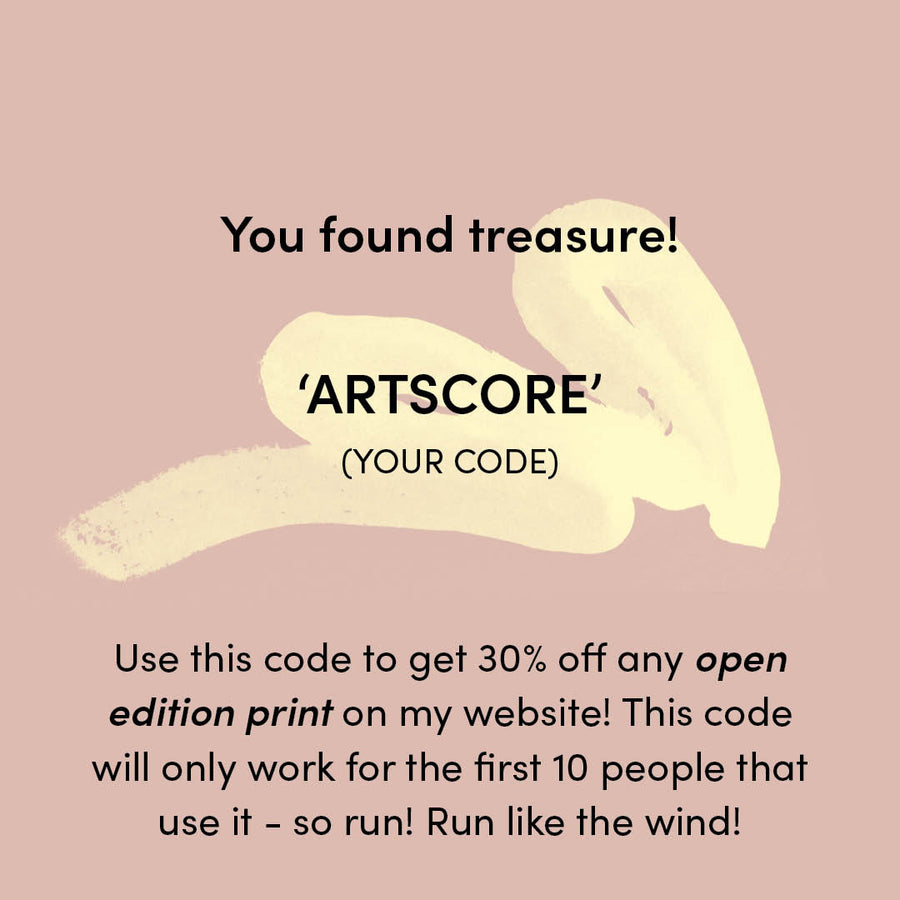 Whangamata Glow Art Print