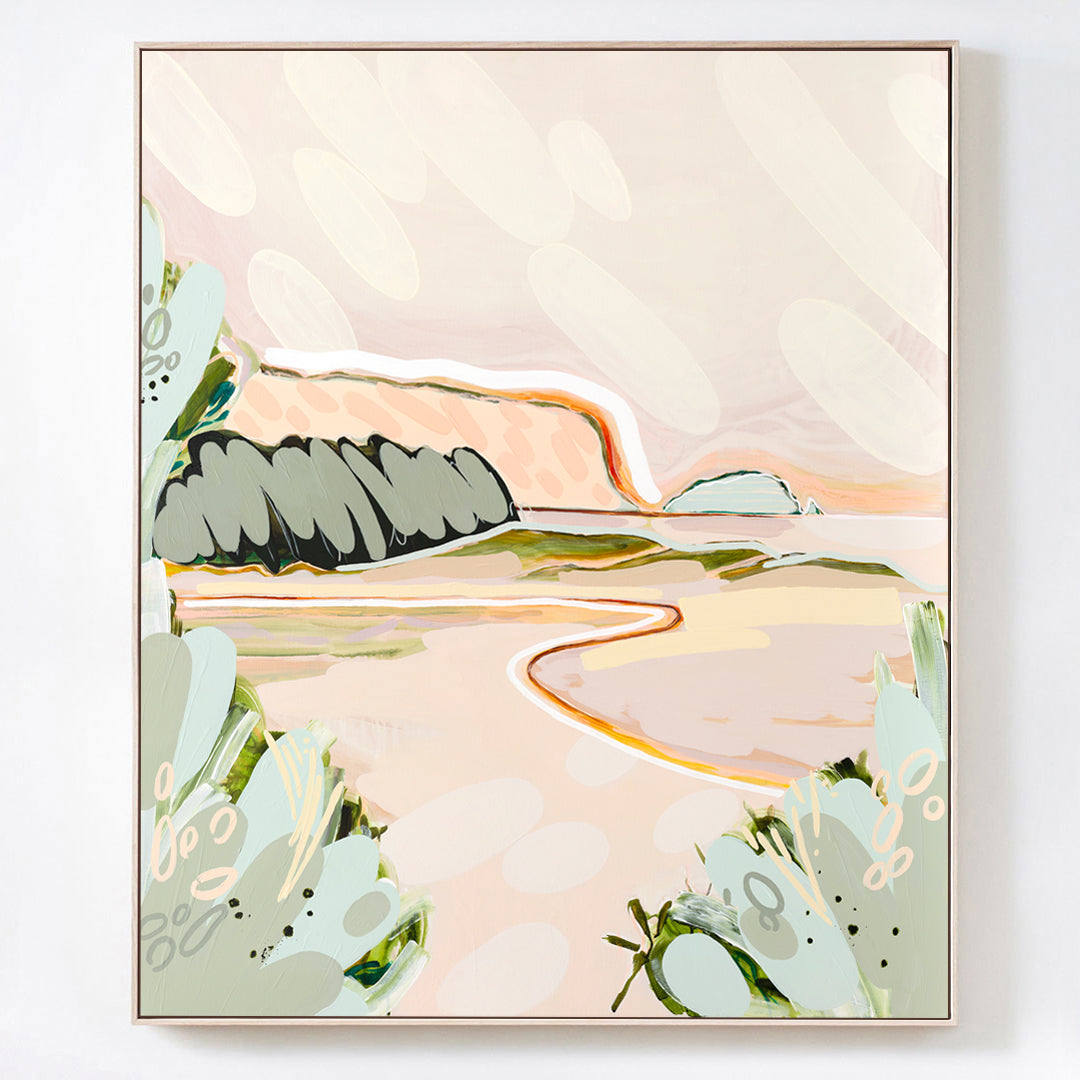 Somewhere Only We Know - Original Artwork on Canvas by Jen Sievers