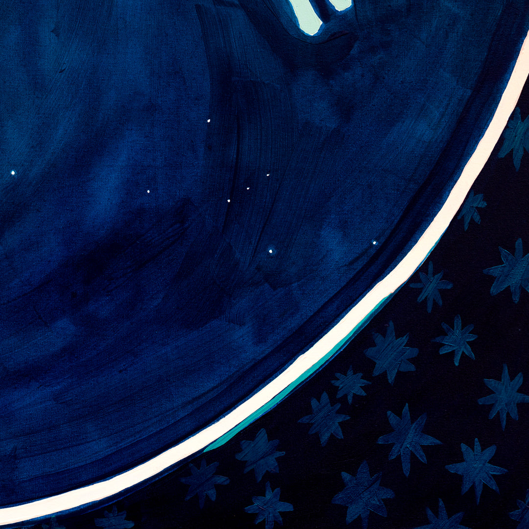 Star Swims - Original Artwork on Canvas by Jen Sievers