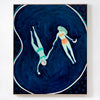 Star Swims - Original Artwork on Canvas by Jen Sievers