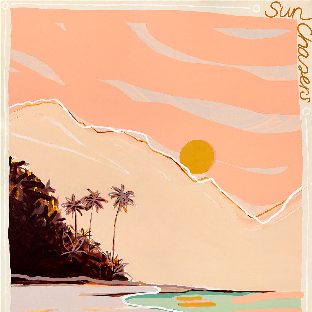 Take Me Back to Waikiki - Original Artwork on Canvas by Jen Sievers