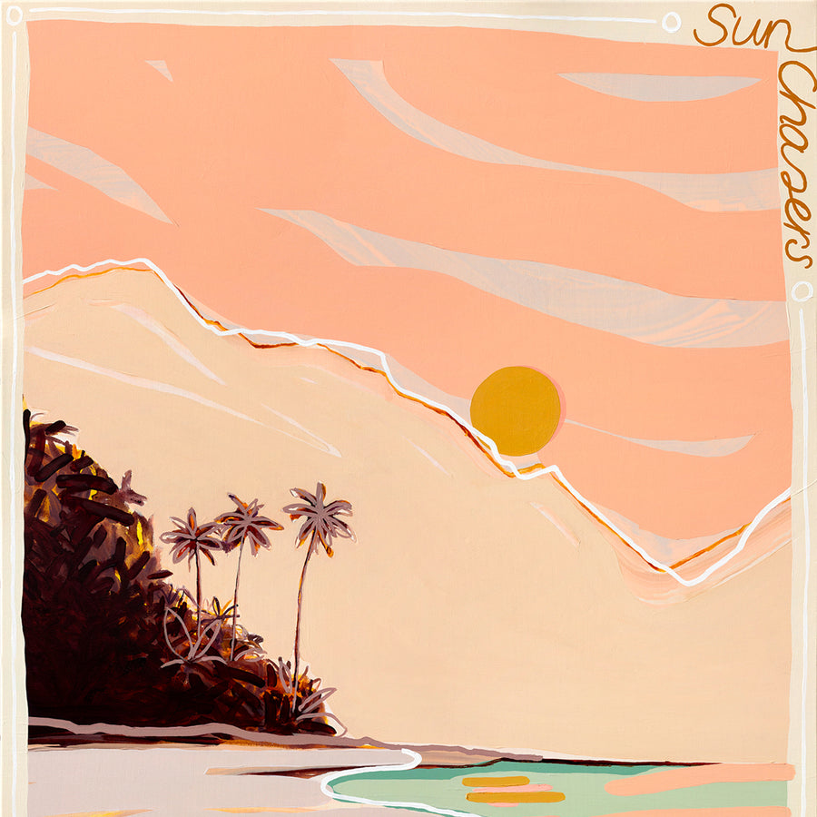 Take Me Back to Waikiki - Original Artwork on Canvas by Jen Sievers