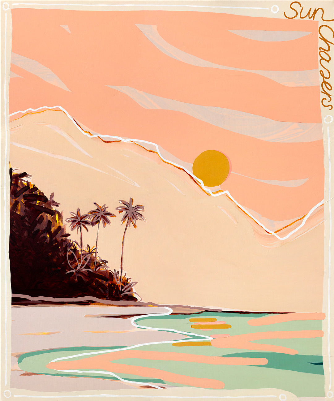 Take Me Back to Waikiki - Original Artwork on Canvas by Jen Sievers