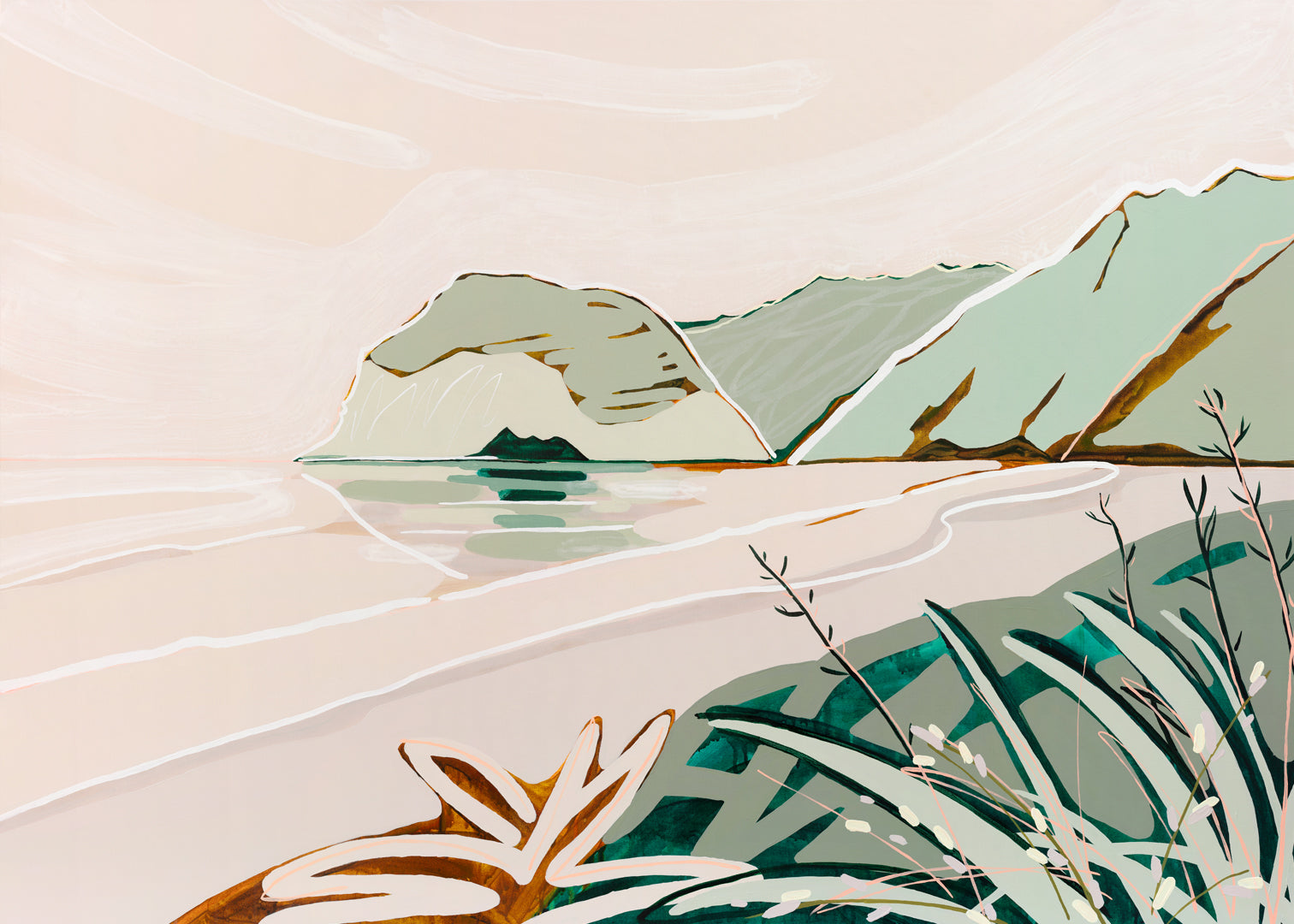 Te Waha Point (North Piha) - Limited Edition Print