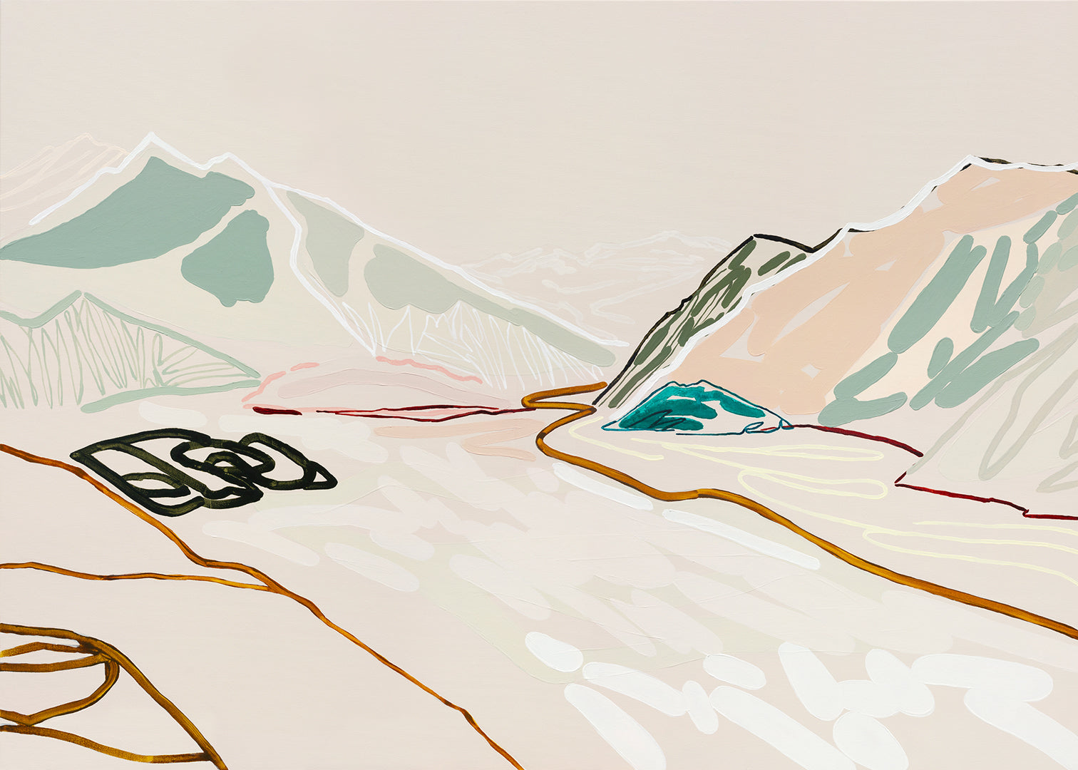 The Bright Unknown - Original Artwork on Canvas by Jen Sievers