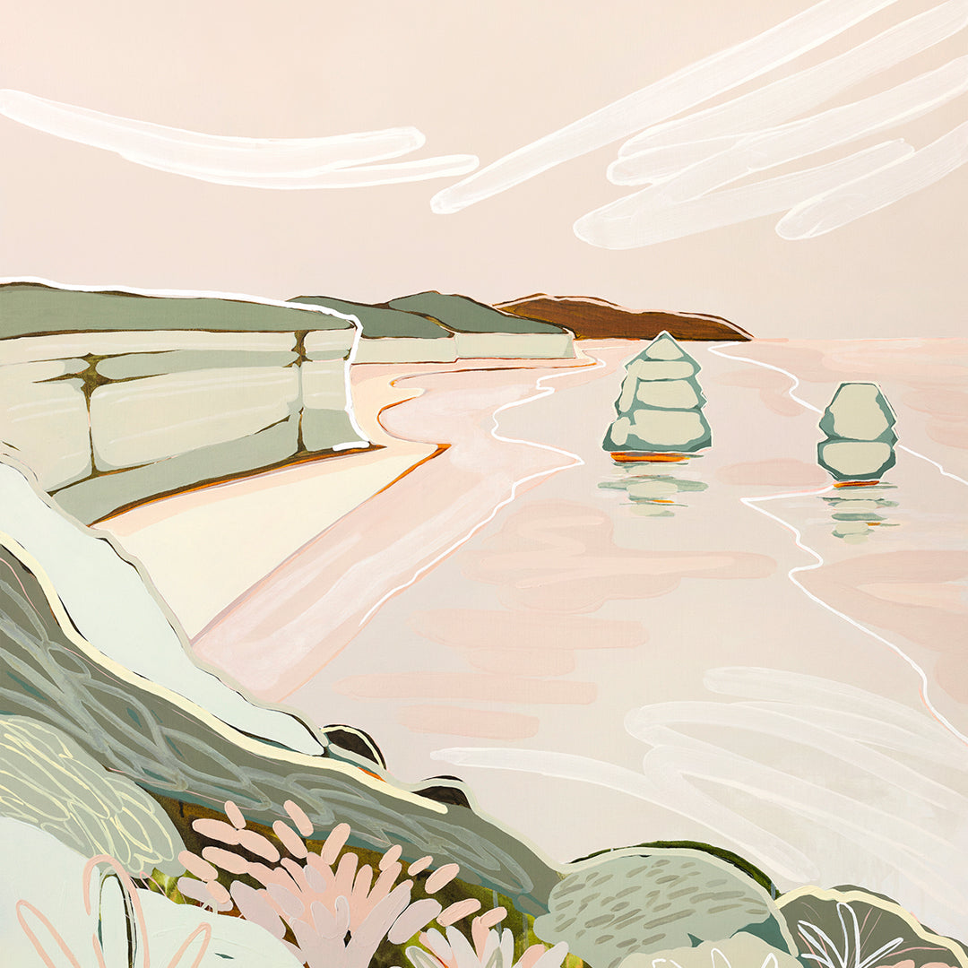 Tomorrow and Tomorrow (Great Ocean Road) - Original Artwork on Canvas by Jen Sievers