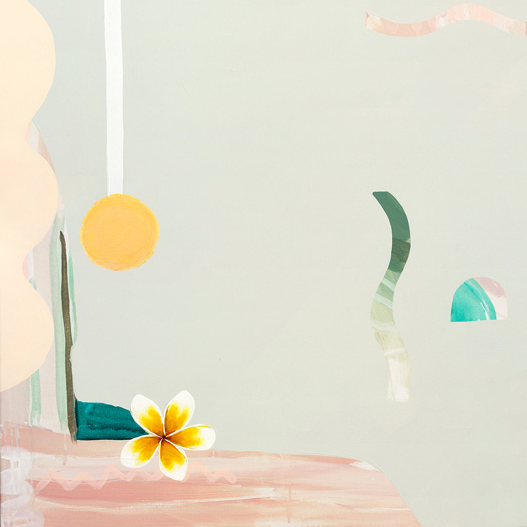 Waiting for Rainbows - Original Artwork on Canvas by Jen Sievers