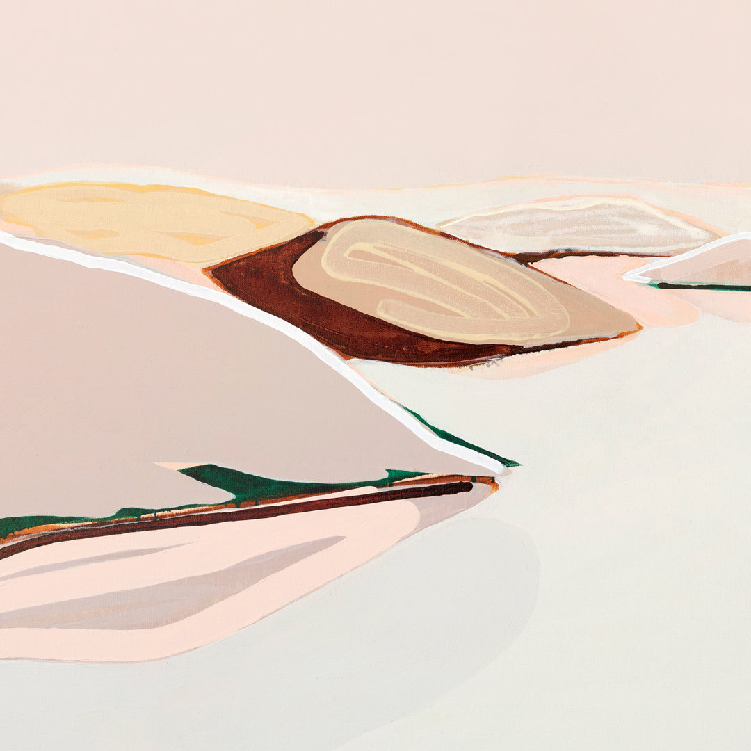 Wide Eyes (Lake Eildon) - Original Artwork on Canvas by Jen Sievers