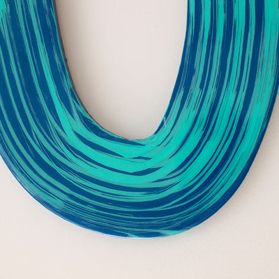 Aqua Zest - Original 3D Resin Artwork by Jen Sievers