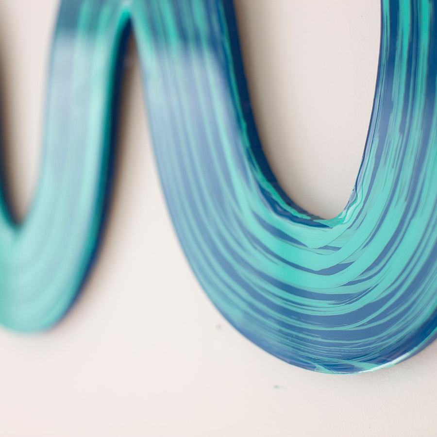 Aqua Zest - Original 3D Resin Artwork by Jen Sievers