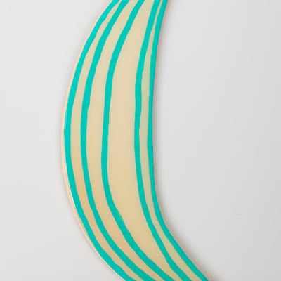 Bananarama Bright Teal - Original 3D Resin Artwork by Jen Sievers