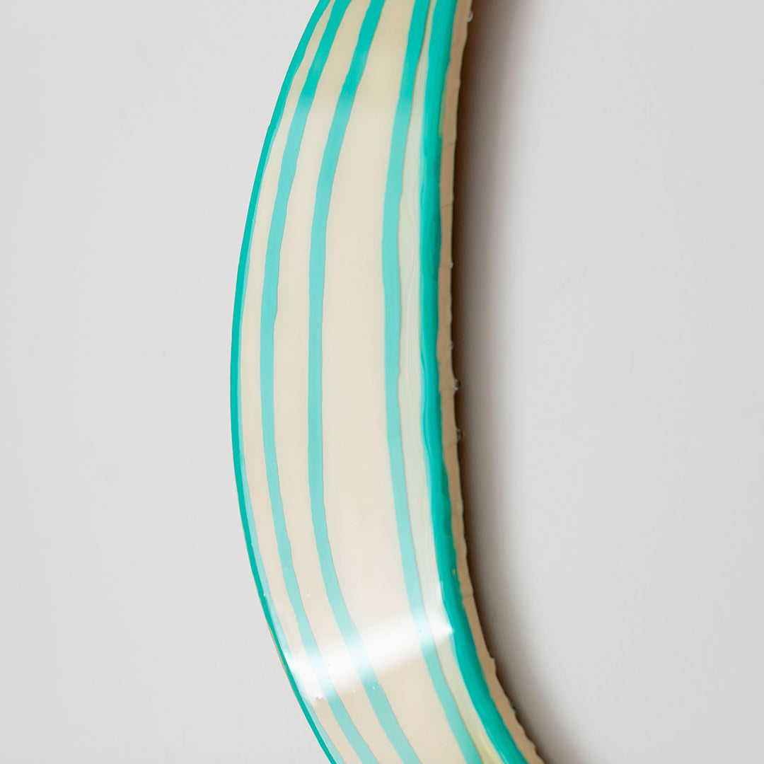 Bananarama Bright Teal - Original 3D Resin Artwork by Jen Sievers